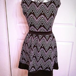 Black and white dress